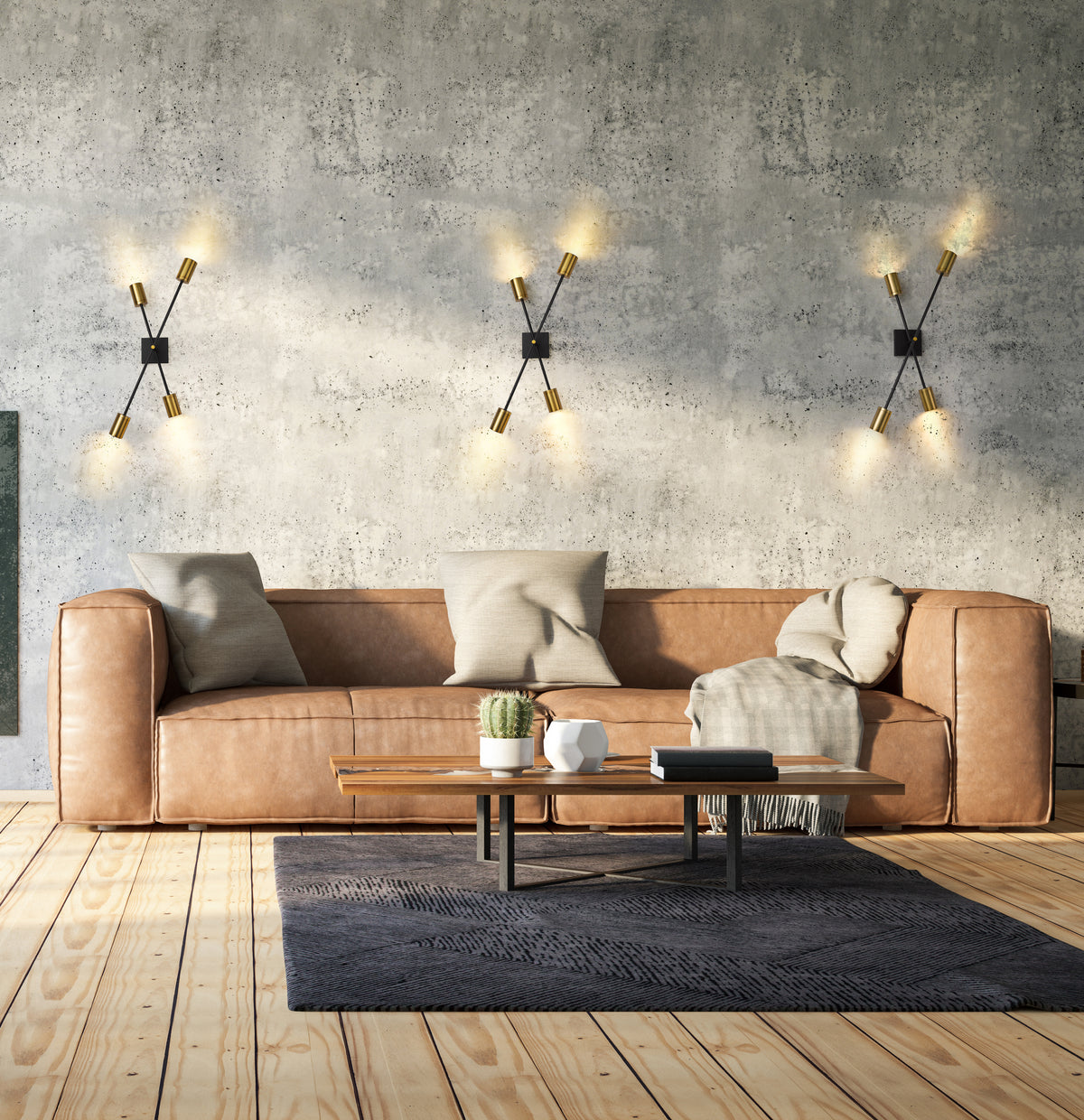 Calumet 4 Light Wall Sconce 4 x 35W - GU10