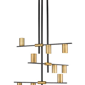 Calumet 9 Light Chandelier  9 x 35W - GU10