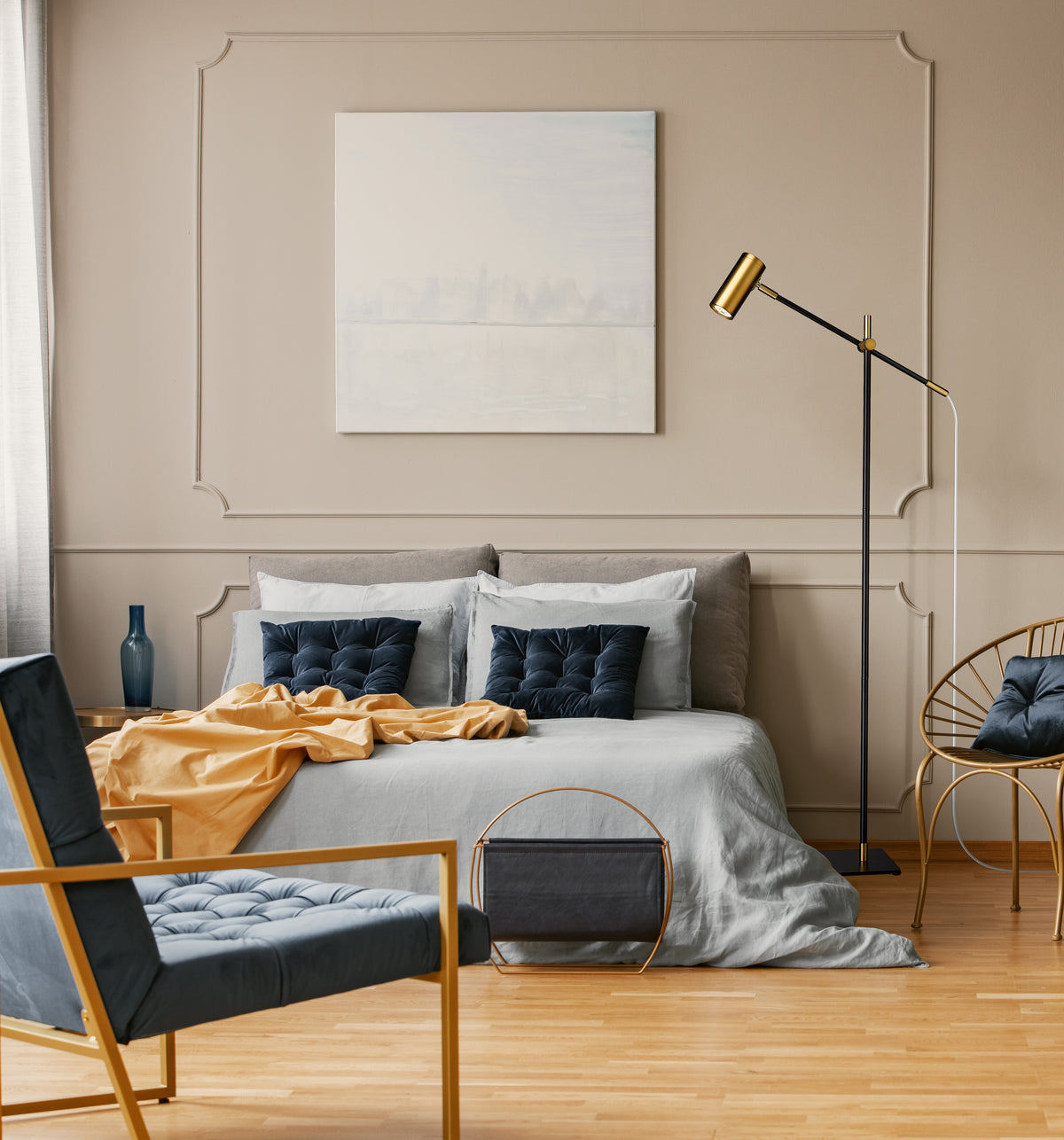 Calumet 1 Light Floor Lamp 1 x 35W - GU10