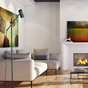 Calumet 1 Light Floor Lamp 1 x 35W - GU10