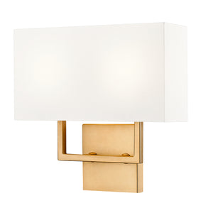 Saxon 2 Light Wall Sconce 2 x 60W - Candelabra
