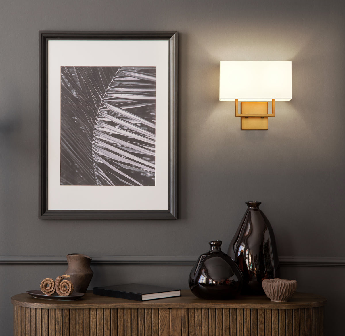 Saxon 2 Light Wall Sconce 2 x 60W - Candelabra