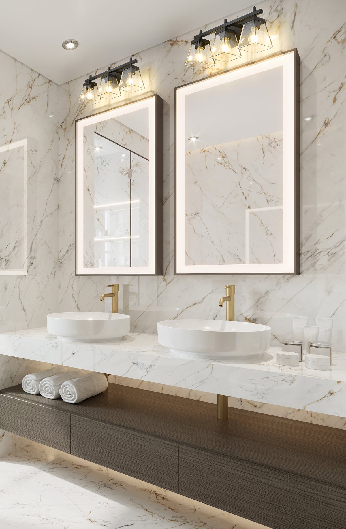 Lauren 3 Light Vanity 3 x 100W - Medium