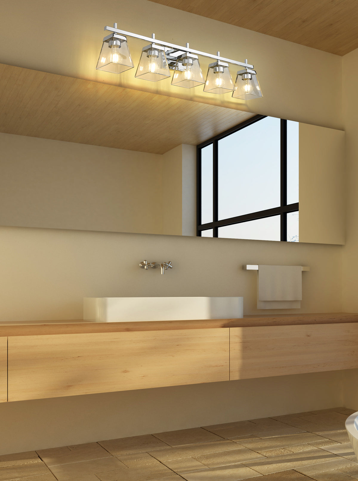 Lauren 5 Light Vanity 5 x 100W - Medium
