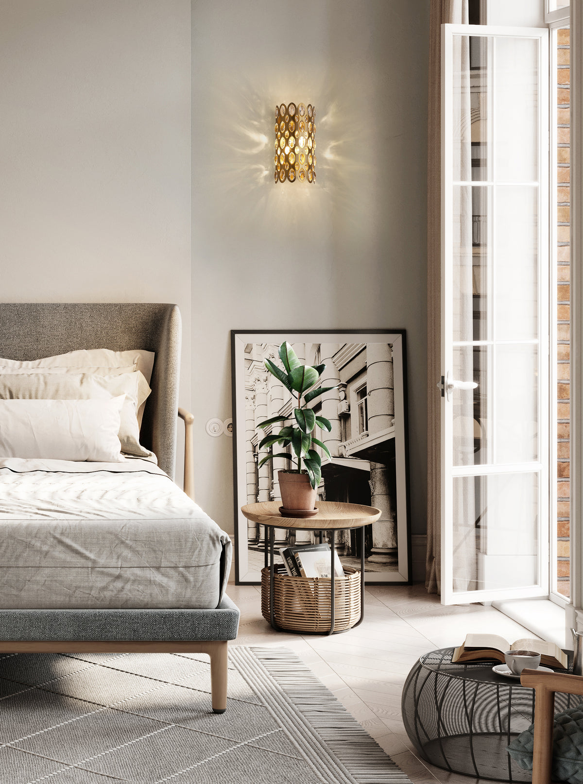 Dealey 2 Light Wall Sconce 2 x 60W - Candelabra