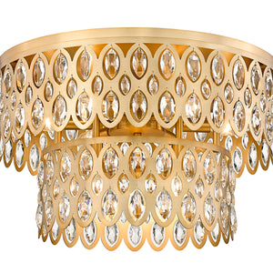 Dealey 9 Light Flush Mount 9 x 60W - Candelabra