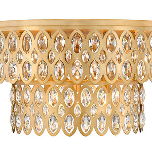 Dealey 12 Light Flush Mount 12 x 60W - Candelabra