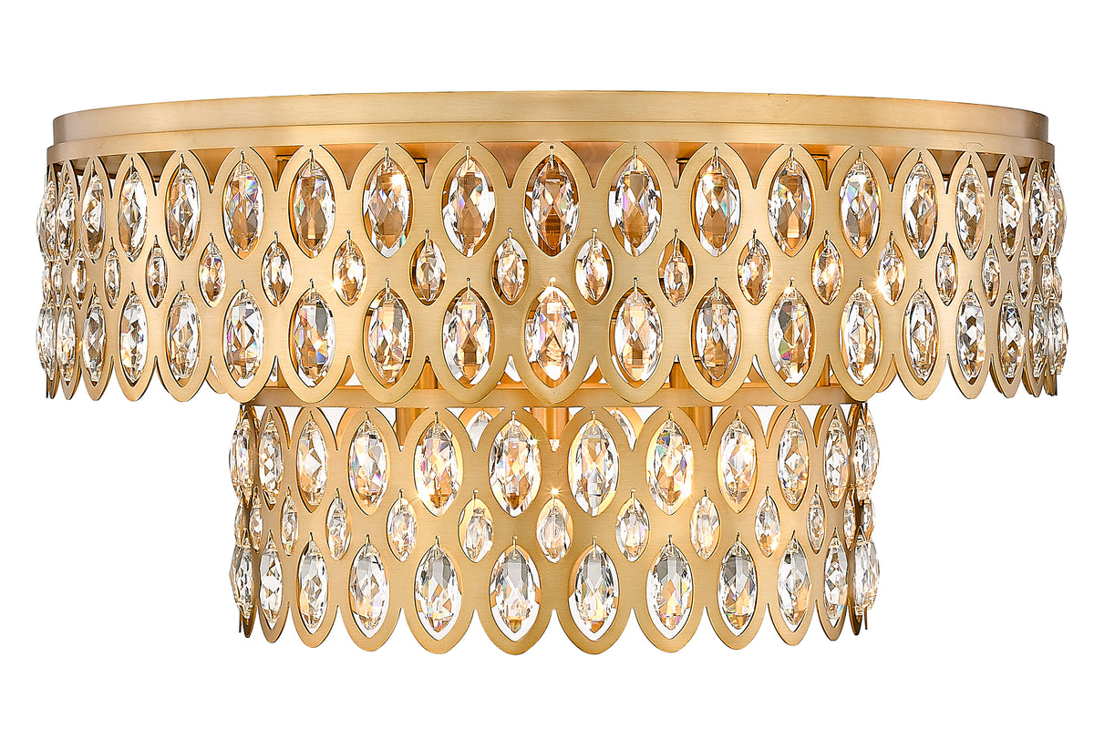 Dealey 12 Light Flush Mount 12 x 60W - Candelabra
