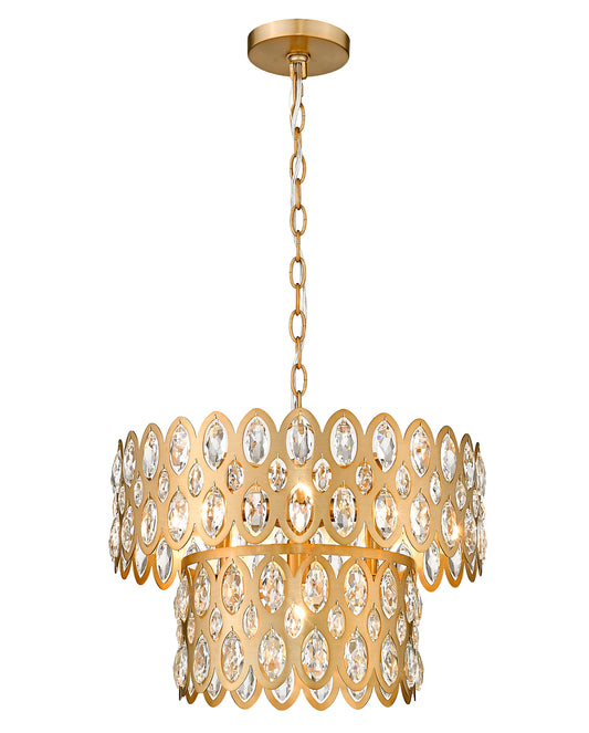 Dealey 5 Light Pendant. 5 x 60W - Candelabra
