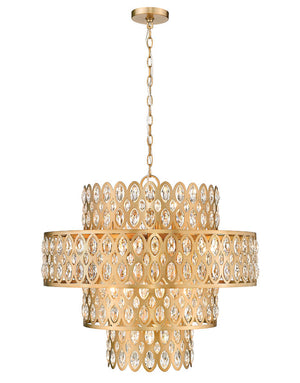 Dealey 13 Light Chandelier 25 x 40W - Candelabra
