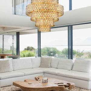 Dealey 17 Light Chandelier 17 x 60W - Candelabra