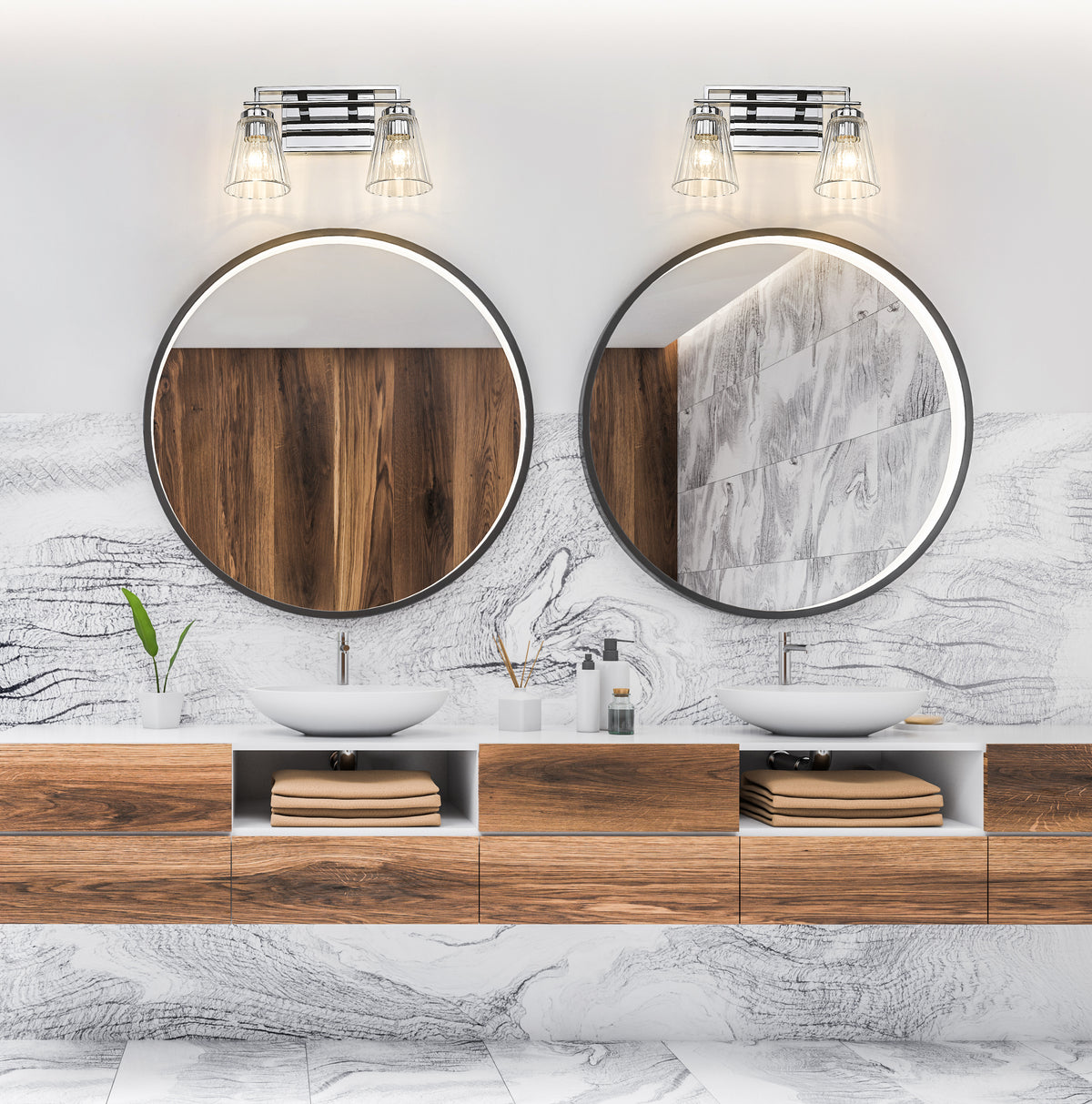 Lyna 2 Light Vanity 2 x 100W - Medium