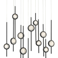 Barletta 12-Light 38" Integrated LED Multi Drop Chandelier