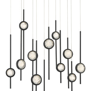 Barletta 12-Light 38" Integrated LED Multi Drop Chandelier