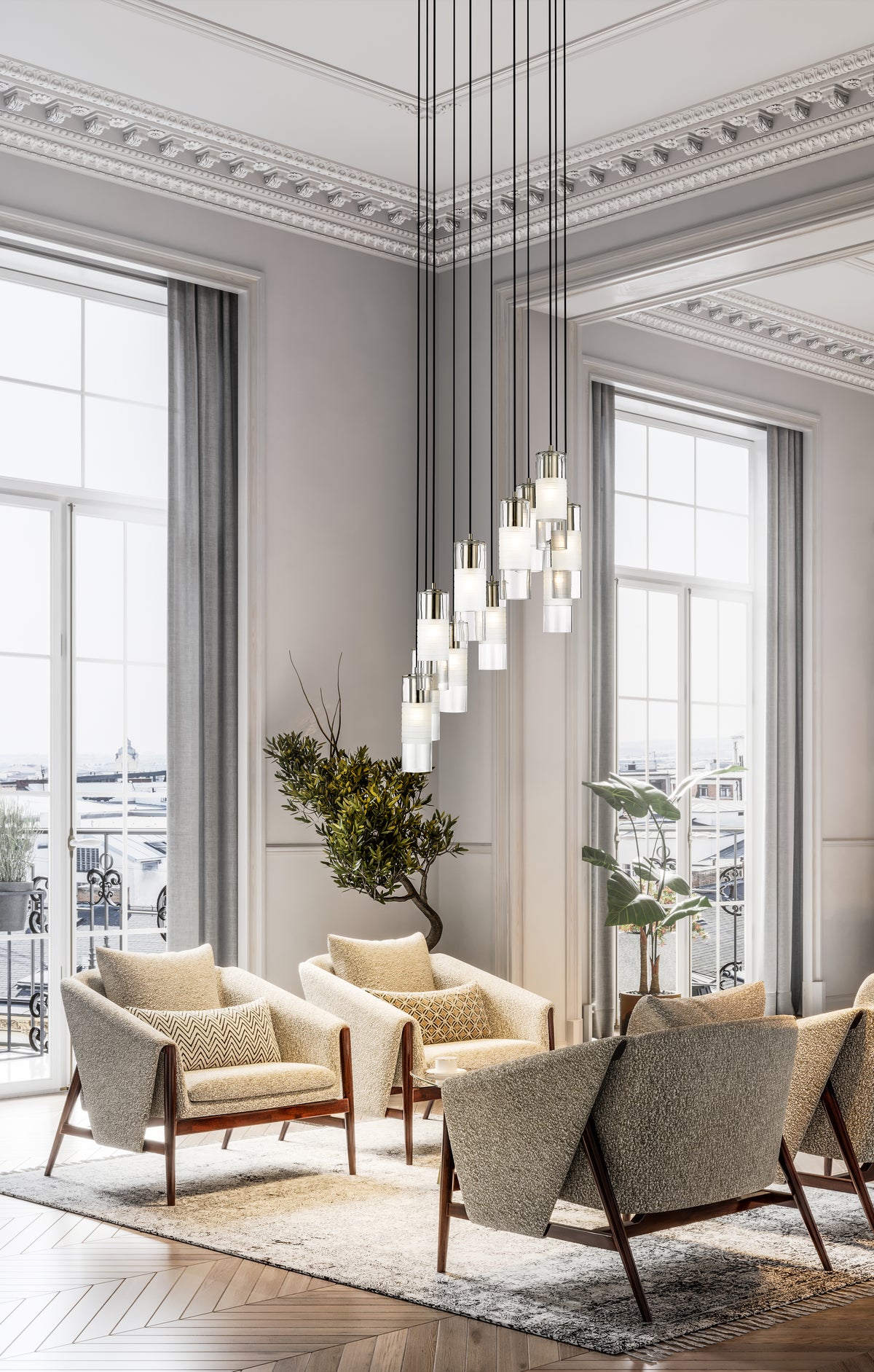 Alton 11 Light Chandelier 11 x 60W - Medium