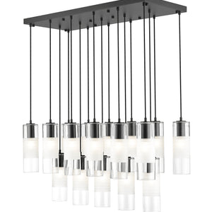 Alton 17 Light Linear Chandelier 17 x 60W - Medium