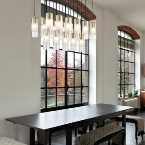 Alton 17 Light Linear Chandelier 17 x 60W - Medium