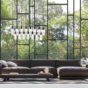 Alton 23 Light Linear Chandelier 23 x 60W - Medium
