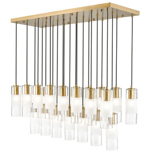 Alton 23 Light Linear Chandelier 23 x 60W - Medium