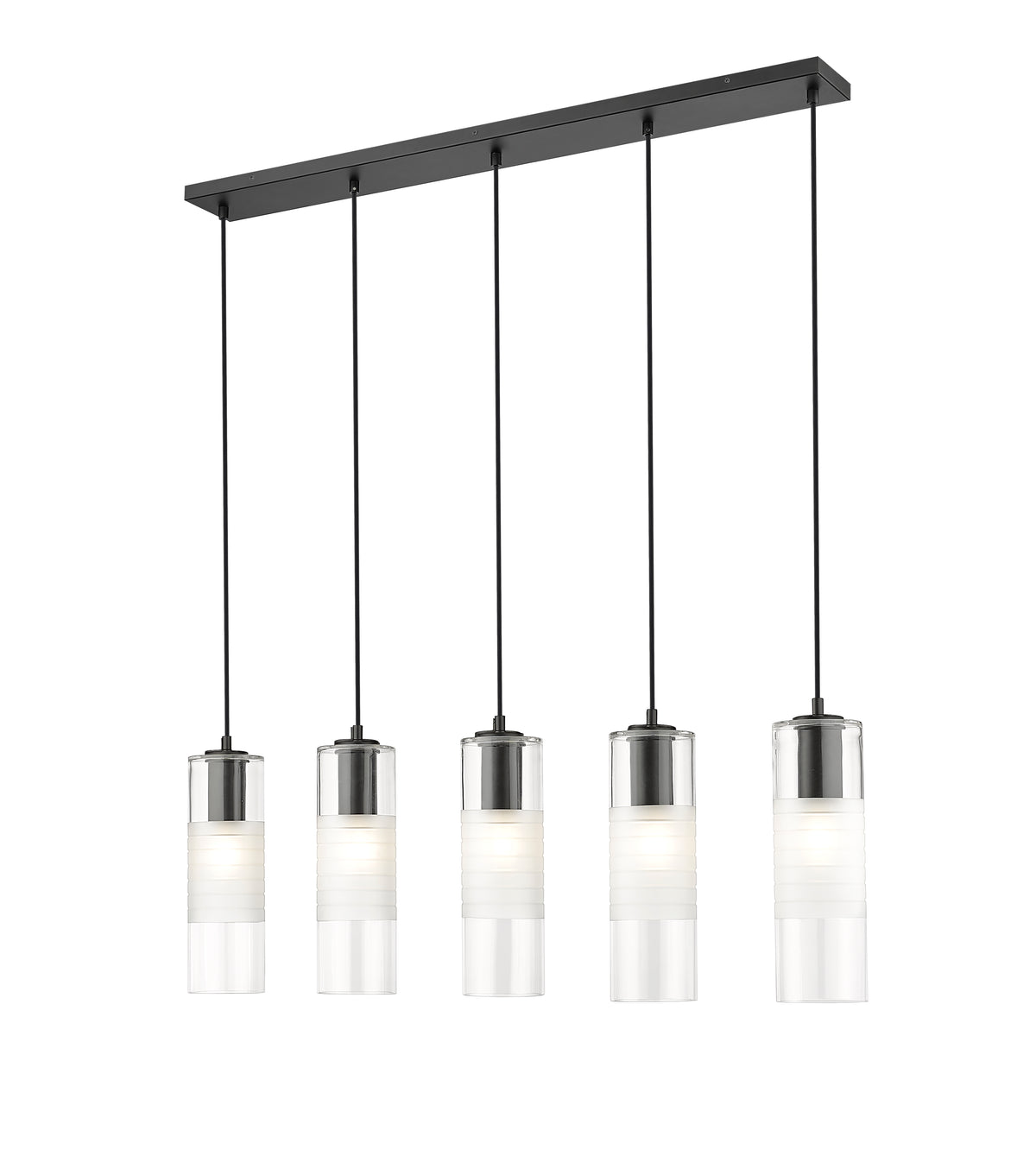 Alton 5 Light Linear Chandelier 5 x 60W - Medium