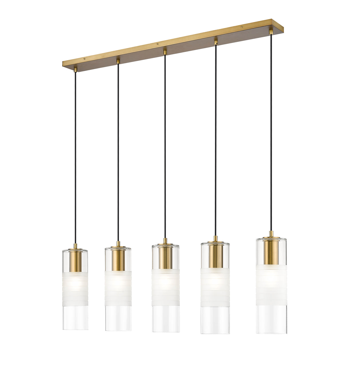 Alton 5 Light Linear Chandelier 5 x 60W - Medium
