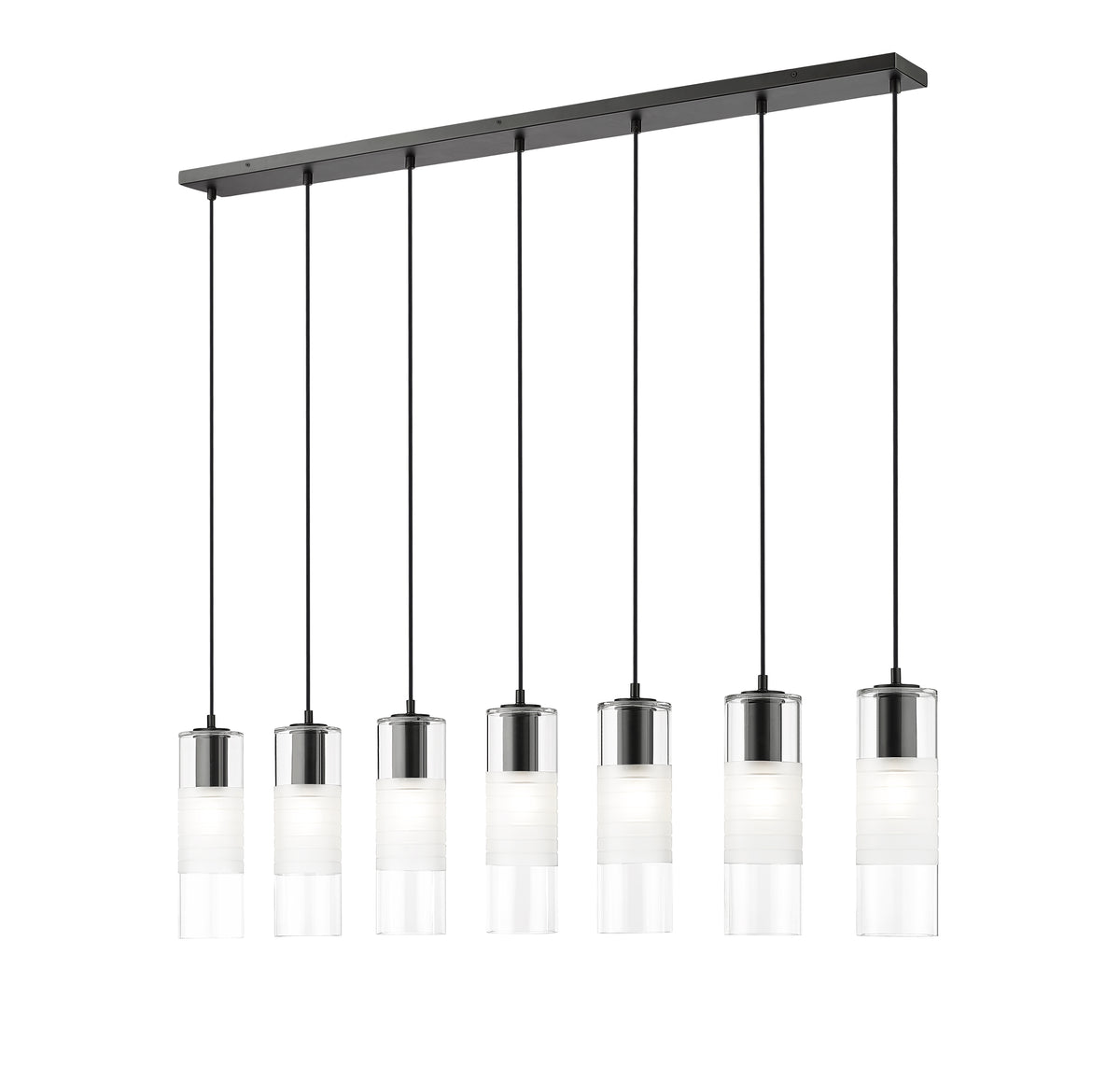Alton 7 Light Linear Chandelier 7 x 60W - Medium