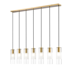 Alton 7 Light Linear Chandelier 7 x 60W - Medium