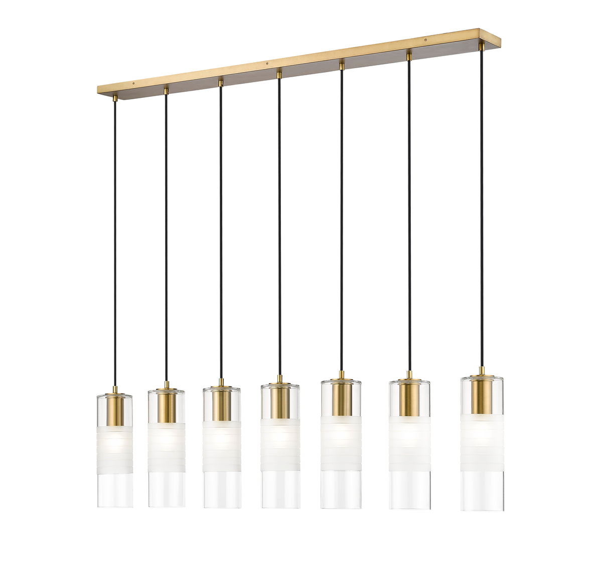 Alton 7 Light Linear Chandelier 7 x 60W - Medium