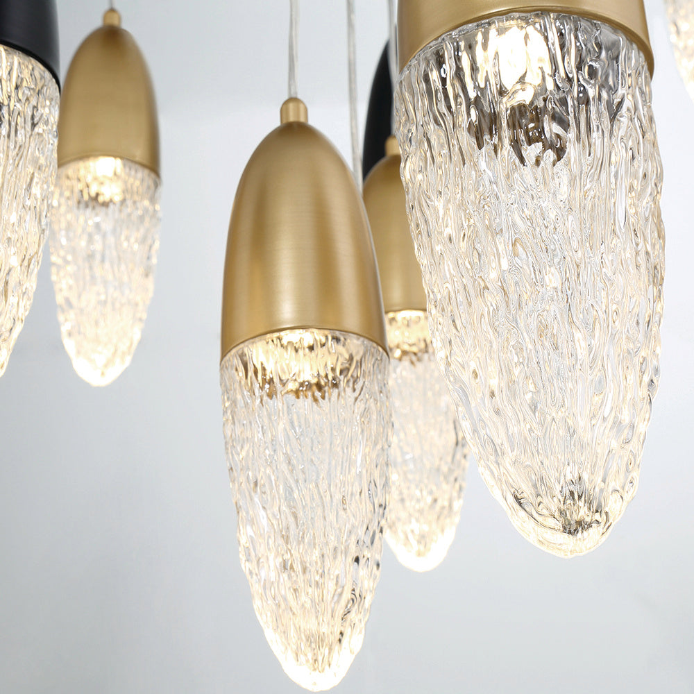Ecrou 12-Light 30" Multi Drop Chandelier