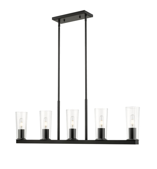 Titus 5 Light Linear Chandelier 5 x 60W - Medium