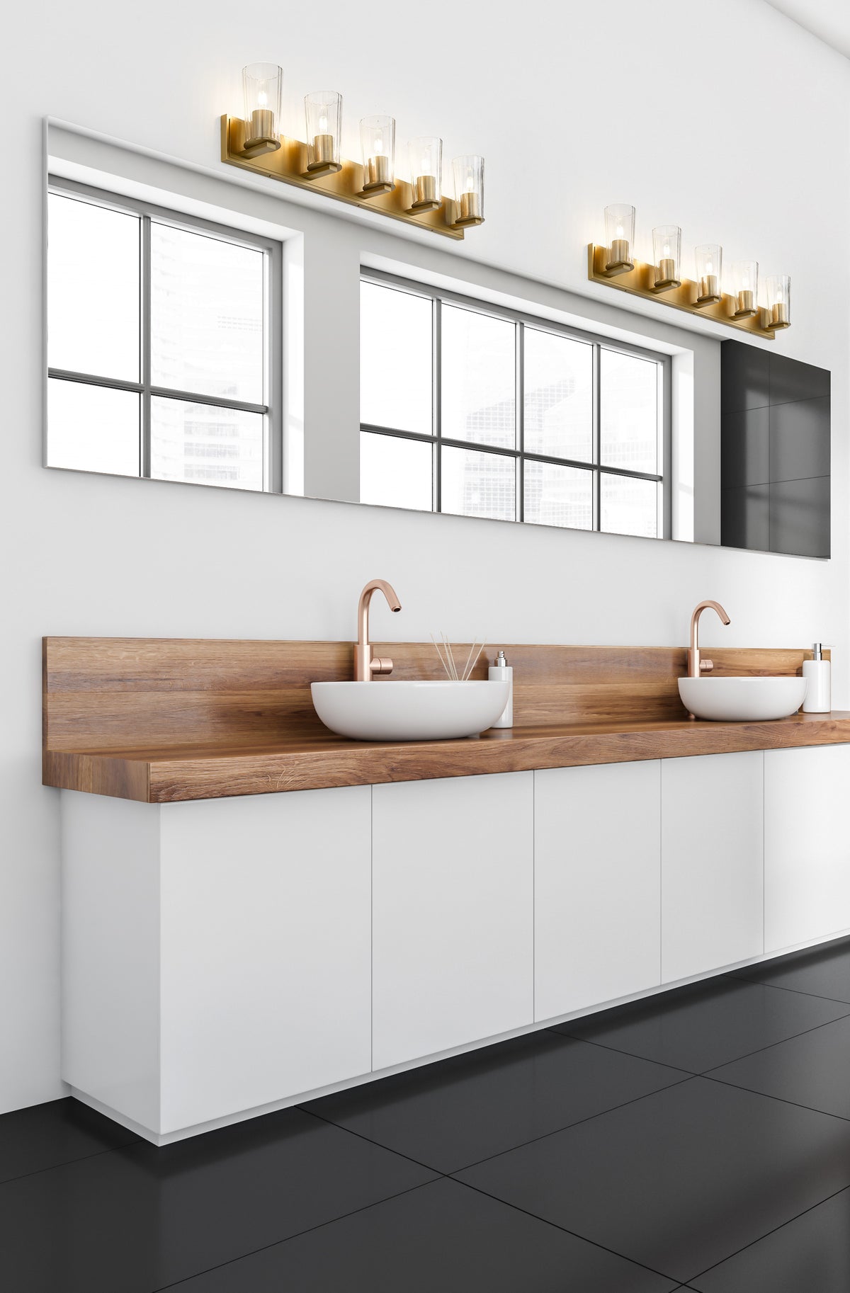Titus 5 Light Vanity 5 x 60W - Medium