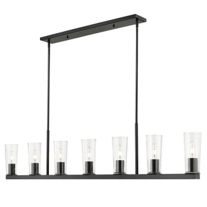 Titus 7 Light Linear Chandelier 7 x 60W - Medium