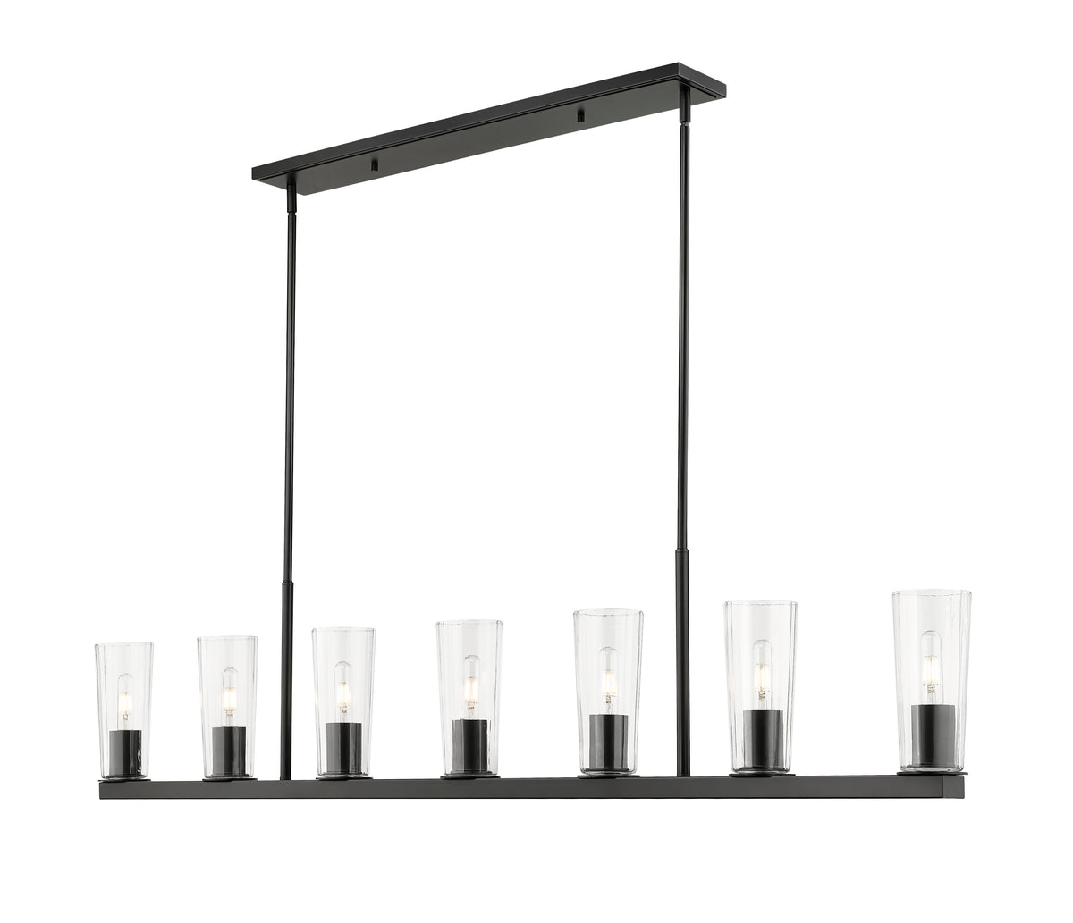 Titus 7 Light Linear Chandelier 7 x 60W - Medium