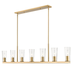 Titus 7 Light Linear Chandelier 7 x 60W - Medium