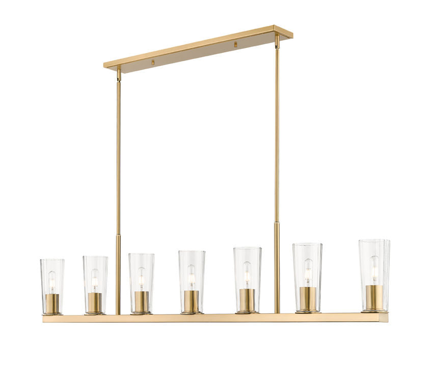 Titus 7 Light Linear Chandelier 7 x 60W - Medium