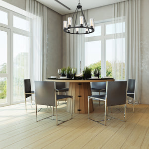 Titus 8 Light Chandelier 8 x 60W - Medium