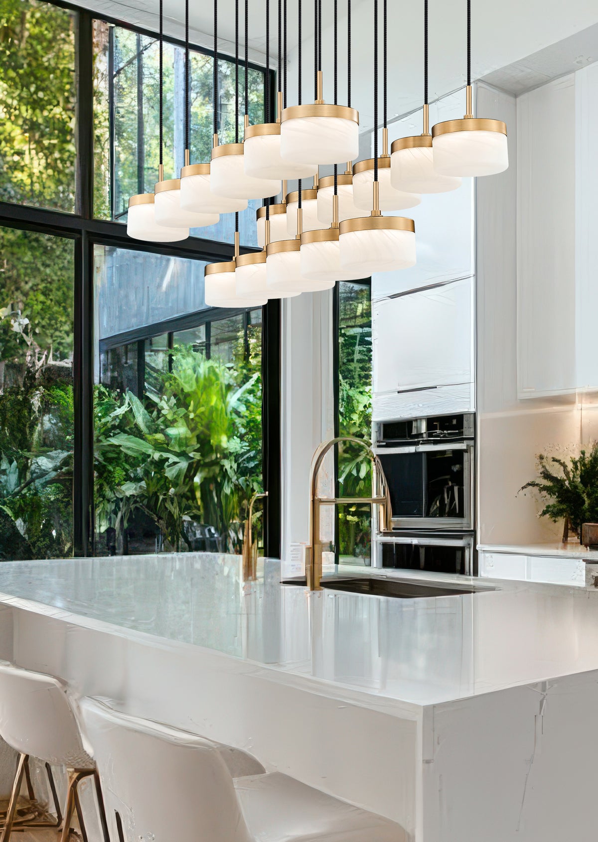 Renaud 17 Light Linear Chandelier