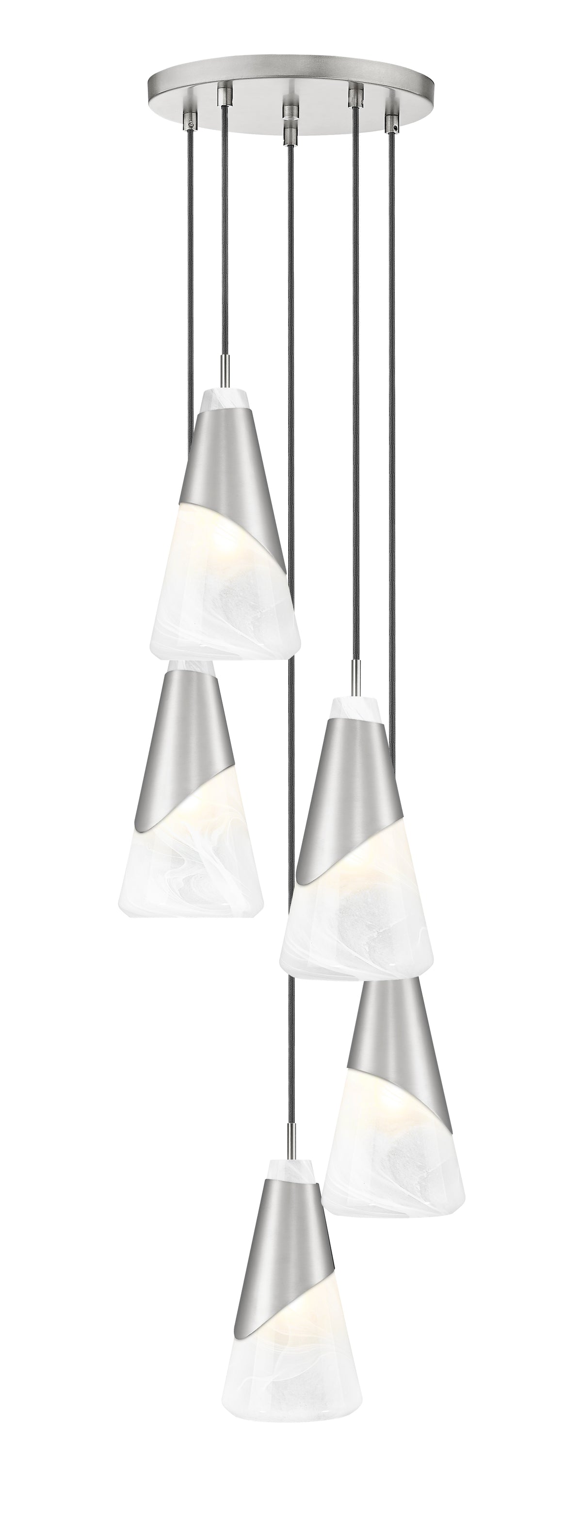 Aimie 5 Light Chandelier 5 x 60W - Candelabra