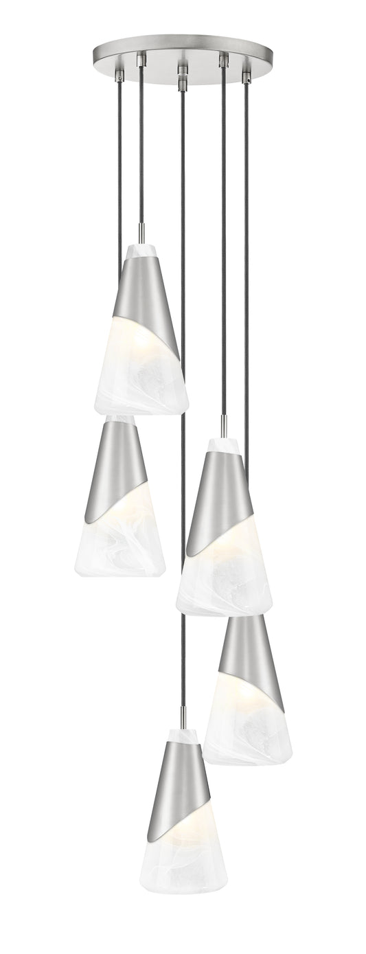 Aimie 5 Light Chandelier 5 x 60W - Candelabra