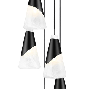 Aimie 5 Light Chandelier 5 x 60W - Candelabra