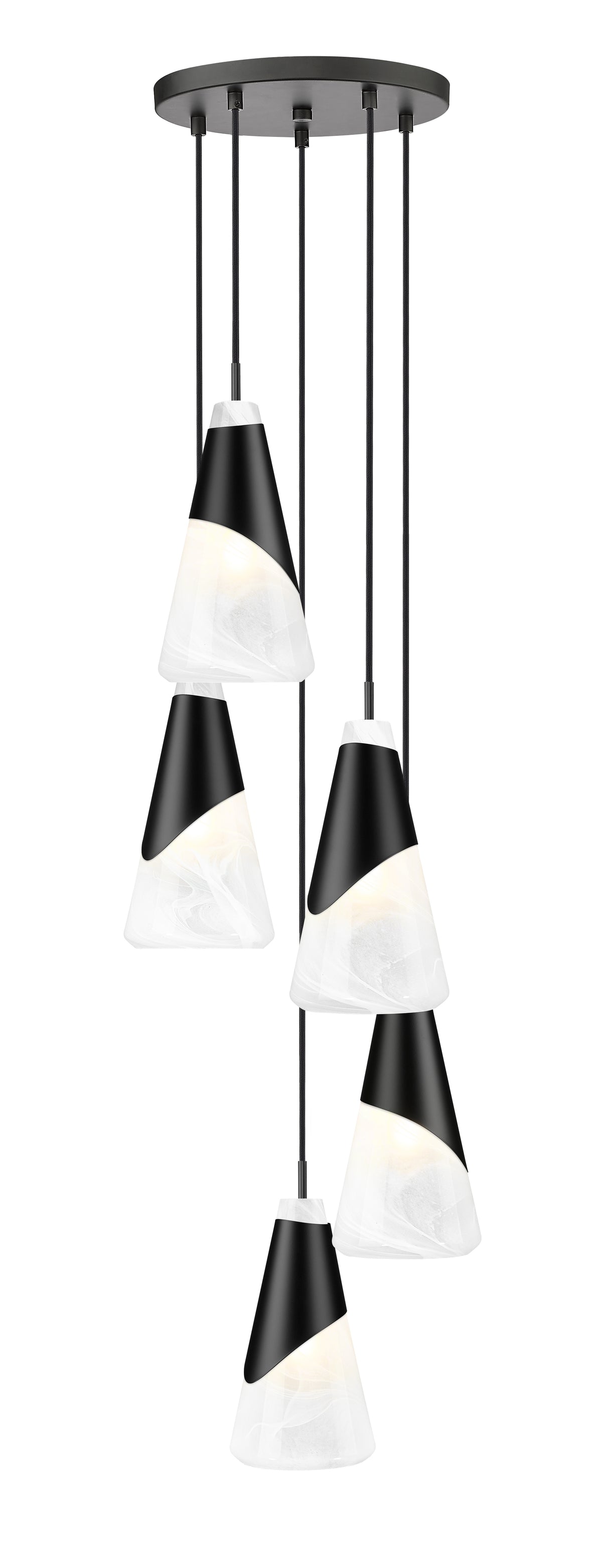 Aimie 5 Light Chandelier 5 x 60W - Candelabra
