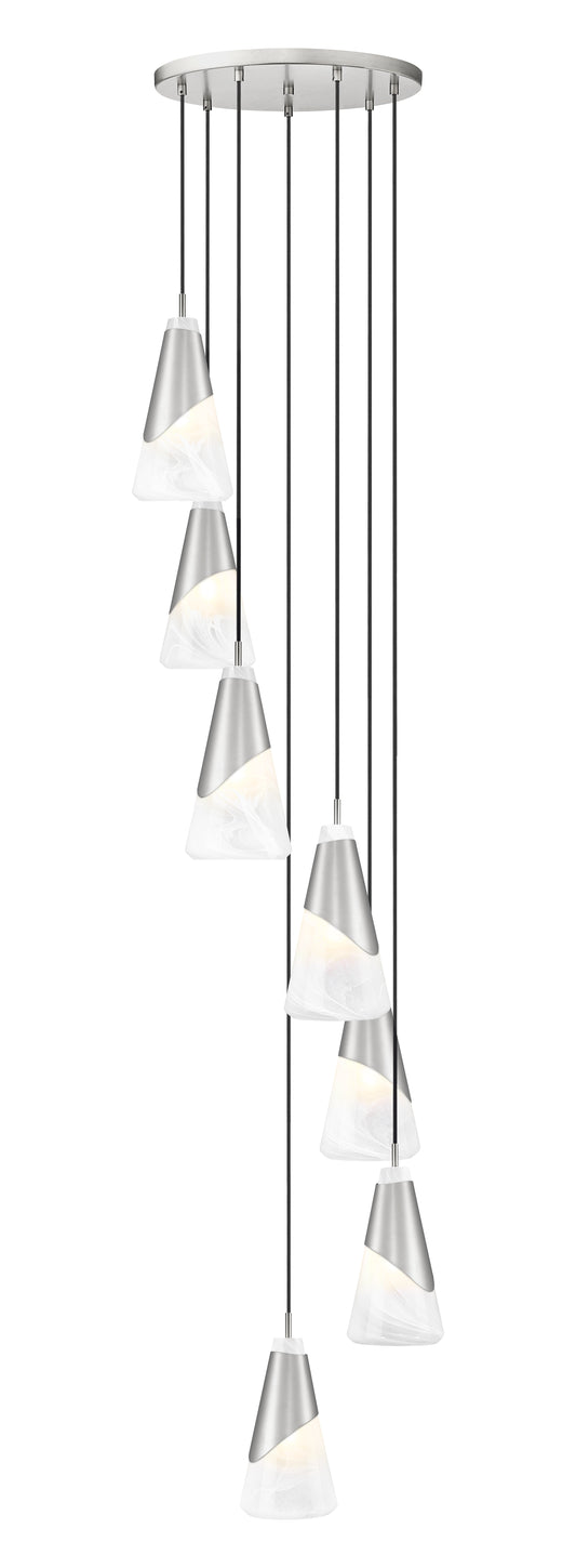 Aimie 7 Light Chandelier 7 x 60W - Candelabra