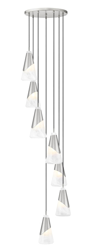 Aimie 7 Light Chandelier 7 x 60W - Candelabra