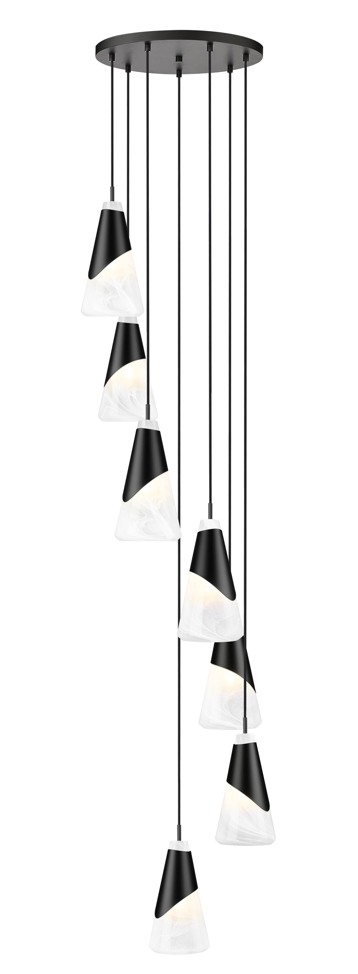 Aimie 7 Light Chandelier 7 x 60W - Candelabra
