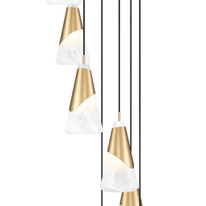 Aimie 7 Light Chandelier 7 x 60W - Candelabra