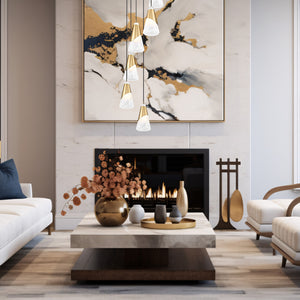 Aimie 7 Light Chandelier 7 x 60W - Candelabra