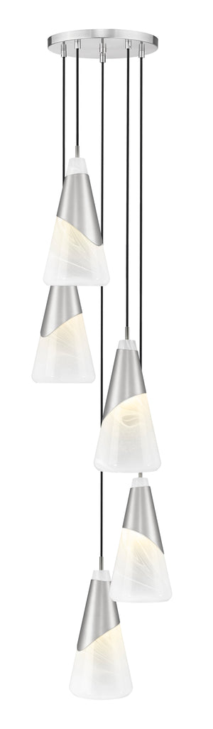 Aimie 5 Light Chandelier 5 x 60W - Candelabra