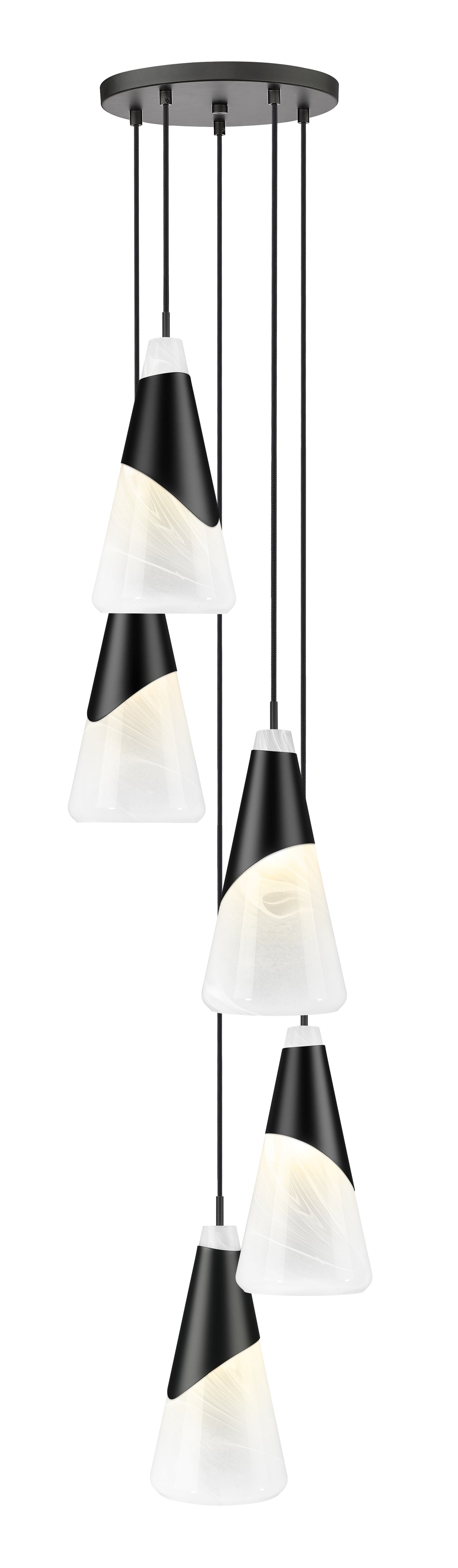 Aimie 5 Light Chandelier 5 x 60W - Candelabra