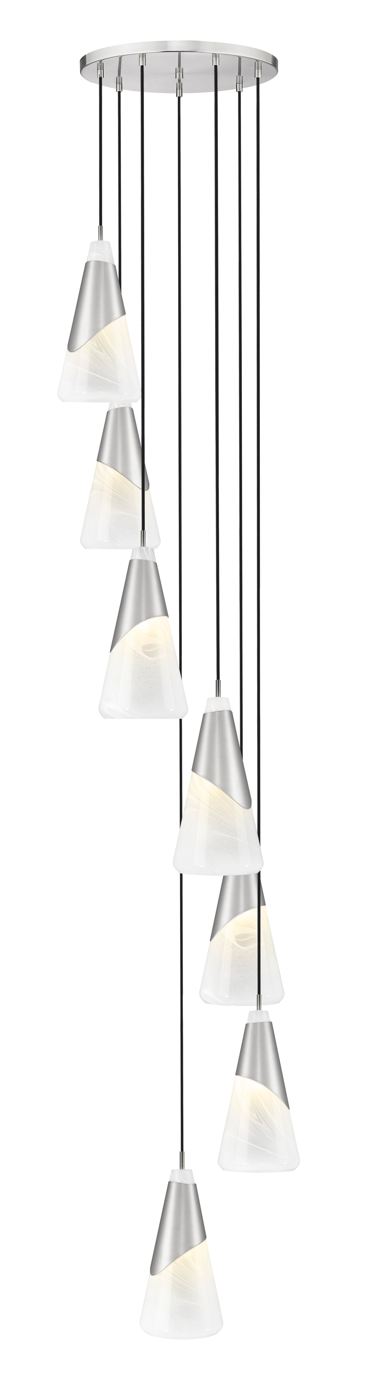 Aimie 7 Light Chandelier 7 x 60W - Candelabra