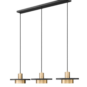 Ludo 3 Light Linear Chandelier